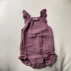 Jamie Kay Linen purple playsuit